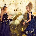 Souza! Bella, peleryna z kapturem i cekinową narzutką, kostium, 3-4 lata