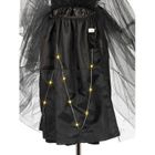 Souza! Czarownica Agatha, strój dla dzieci z sukienką z lampkami LED, 3-4 lata