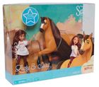 Spirit-Riding Free, Lucky i Spirit, lalka i figurka konia, zestaw, 2 szt.