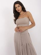 Spódnica damska, beżowa, Sublevel