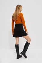 Spódnica damska, czarna, Moodo