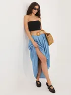 Spódnica damska, niebieska, Italy Moda