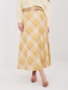 Spódnica damska, żółta, Italy Moda