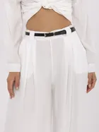 Spodnie damskie, białe, Italy Moda