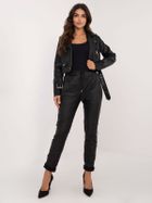 Spodnie damskie, czarne, Italy Moda