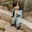 Spodnie dresowe chłopięce, zielone, Eevi