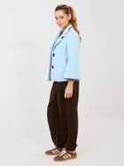 Spodnie dresowe damskie, brązowe, Italy Moda