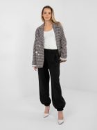 Spodnie dresowe damskie, czarne, Italy Moda