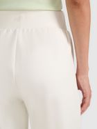 Spodnie dresowe damskie, ecru, 4F