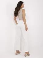Spodnie dresowe damskie, ecru, Italy Moda