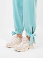Spodnie dresowe damskie, miętowe, Italy Moda