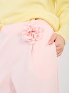 Spodnie dresowe damskie, różowe, Italy Moda