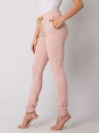 Spodnie dresowe damskie, różowe, Relevance