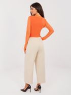 Spodnie jeansowe damskie, beżowe, Italy Moda