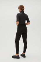 Spodnie jeansowe damskie, czarne, Moodo