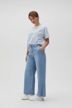 Spodnie jeansowe damskie, niebieskie, Moodo