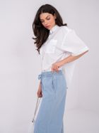 Spodnie jeansowe damskie, wide, niebieskie, Sublevel