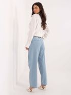 Spodnie jeansowe damskie, wide, niebieskie, Sublevel