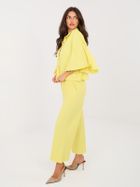 Spodnie jeansowe damskie, żółte, Italy Moda