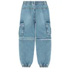 Spodnie jeansowe jogger z odpinanymi nogawkami Cool Club