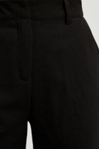 Spodnie materiałowe damskie, czarne, Moodo