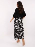 Spodnie materiałowe damskie, czarne, Sublevel