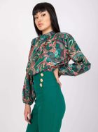 Spodnie materiałowe damskie, zielone, Factory Price