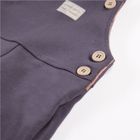 Spodnie ogrodniczki chłopięce, grafitowe, Eevi