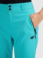 Spodnie trekkingowe damskie, turkusowe, 4F