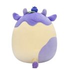 Squishmallows, Benito, Blueberry Cheesecake Cow, krowa, maskotka, 19 cm