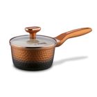 Starke Pro, Texture Copper, zestaw garnków z pokrywką i patelnia, 10 elementów