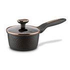 Starke Pro, Texture Grey, zestaw garnków z pokrywką i patelnia, 10 elementów