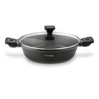 Starke, Svart Marble, patelnia krótkim uchwytem, 28 cm