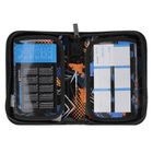 Starpak, piórnik rozkładany, pojedynczy, z wyposażeniem, Football Blue