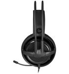 SteelSeries, słuchawki nauszne z mikrofonem SIBERIA V3, czarne