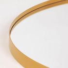 Stilovo, Noor, okrągłe lustro, metalowa rama, 80 cm