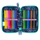 St.Majewski, piórnik rozkładany, potrójny, z wyposażeniem, Kitty Party