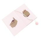 St.Majewski, Pusheen, notes pluszowy, różowy, linia, A5, 1 szt.