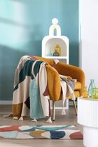 Stof, kolorowa narzuta bawełniana, 125-150 cm