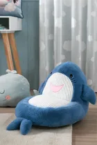 Stof, Moby, pufa dla dzieci, rekin, 45-45 cm