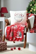 Stof, Noel, koc świąteczny z barankiem, 130-160 cm