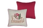Stof, świąteczna poduszka z nadrukiem, 45-45 cm
