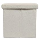 Storage Solutions, pufa ze schowkiem, Boucle Bini, 38-38-38 cm