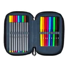 St.Right, piórnik rozkładany, potrójny, z wyposażeniem, Moro