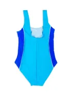 Strój kąpielowy dziewczęcy jednoczęściowy, niebieski, Mariss