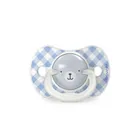 Suavinex, SX Pro, Wild & Free, smoczek fizjologiczny, niebieski, świecący, 6-18 m, 2 szt.