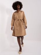 Sukienka damska, beżowa, Zuluna