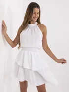 Sukienka damska, biała, Italy Moda