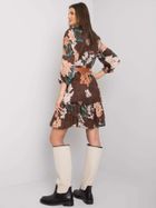 Sukienka damska, brązowa, Factory Price