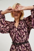 Sukienka damska, brązowa, Moodo